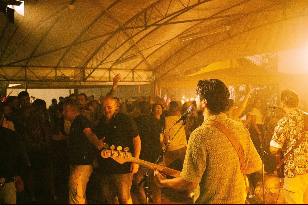 Concerto sotto il tendone della Sagra