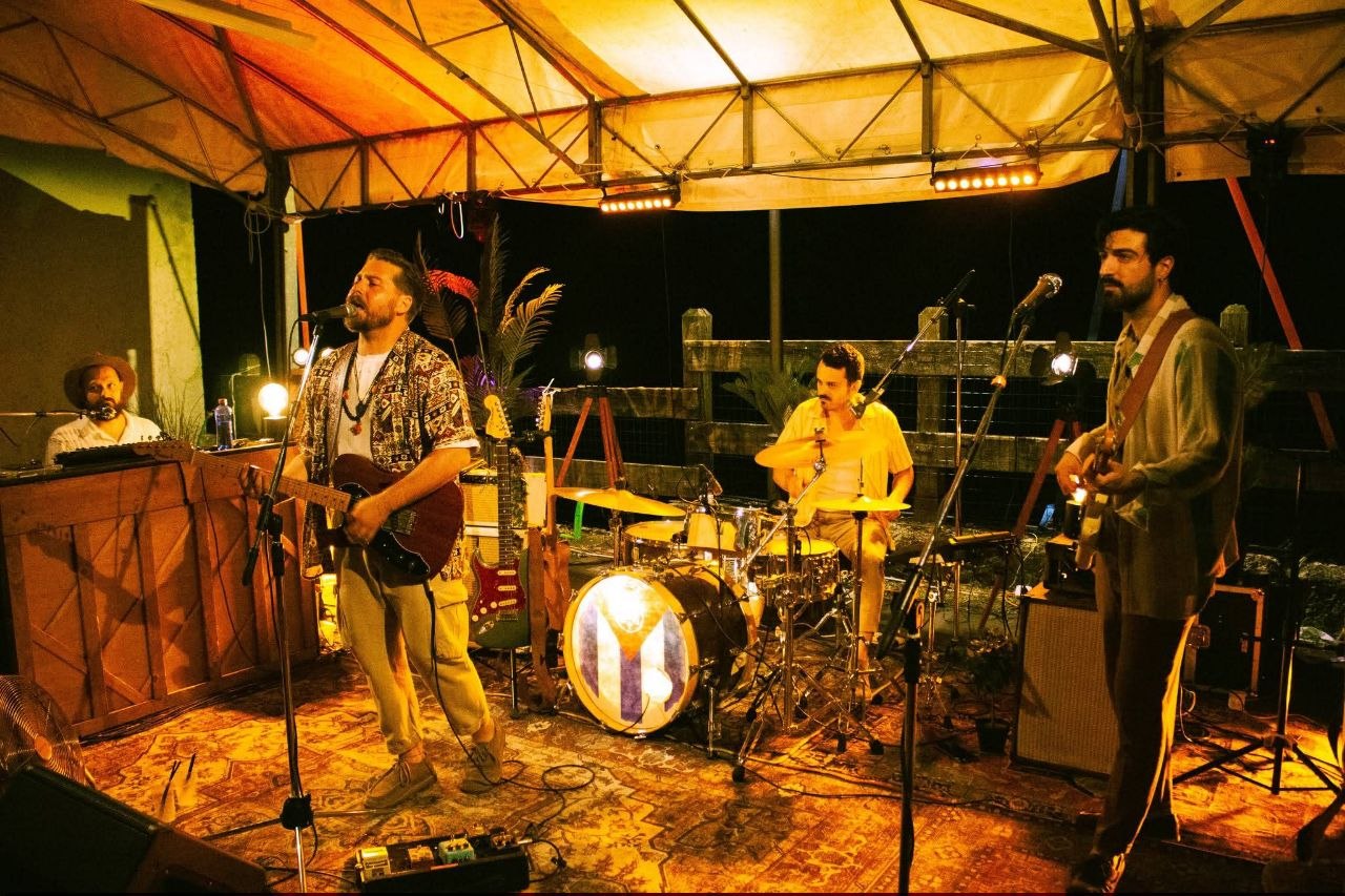Band sul palco della Sagra
